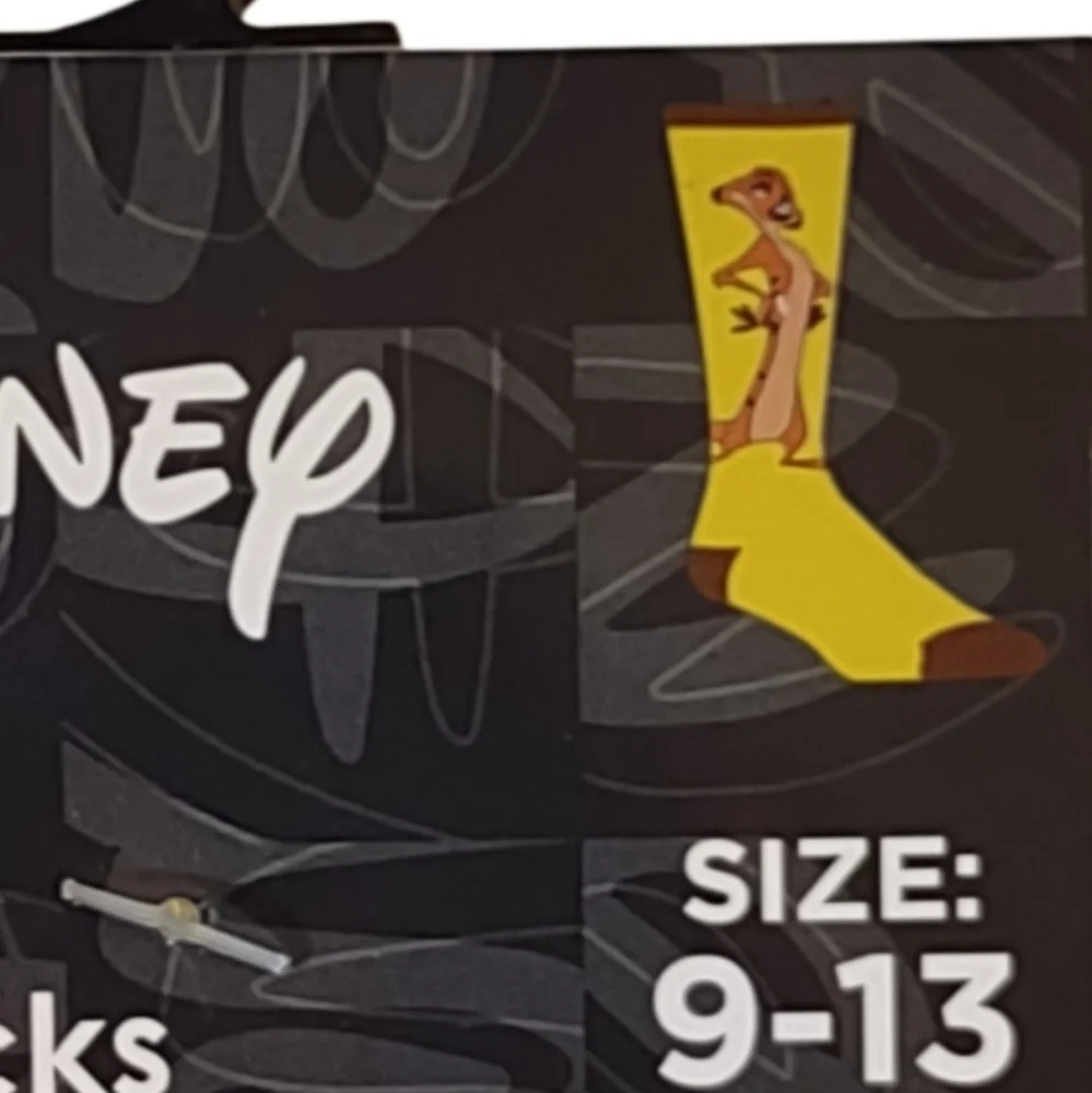 Disney The Lion King Timon Crew Socks Bundle And Save